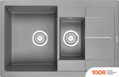 Кухонная мойка Granula GR-7802 (АЛЮМИНИУМ) (134482)