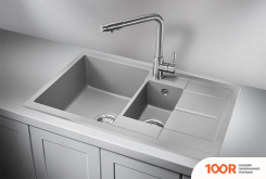 Кухонная мойка Granula GR-7802 (АЛЮМИНИУМ) (134482)