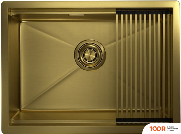 Кухонная мойка Granula GR-6045U (ЗОЛОТО САТИН) (134475)