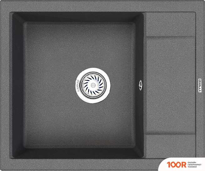 Кухонная мойка Granula GR-6002 (ГРАФИТ) (134469)