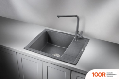 Кухонная мойка Granula GR-6002 (ГРАФИТ) (134469)