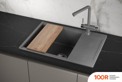 Кухонная мойка Granula ES-7003 (ГРАФИТ) (134358)