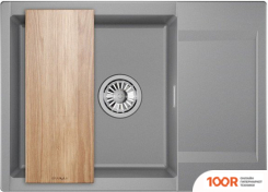 Кухонная мойка Granula ES-7003 (АЛЮМИНИУМ) (134355)