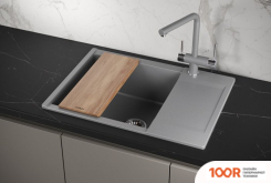 Кухонная мойка Granula ES-7003 (АЛЮМИНИУМ) (134355)