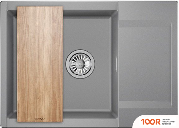 Кухонная мойка Granula ES-7003 (АЛЮМИНИУМ) (134355)