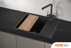 Кухонная мойка Granula ES-6202 (ЧЕРНЫЙ) (134353)