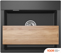 Кухонная мойка Granula ES-5804 (ЧЕРНЫЙ) (134346)