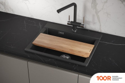 Кухонная мойка Granula ES-5804 (ЧЕРНЫЙ) (134346)