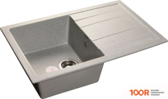 Кухонная мойка GranFest QUADRO GF-Q780L (СЕРЫЙ) (134143)