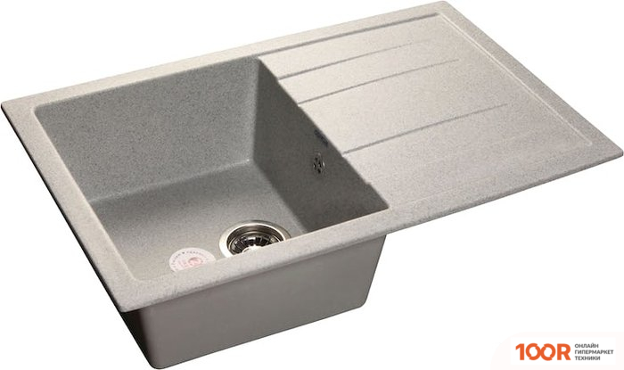 Кухонная мойка GranFest QUADRO GF-Q780L (СЕРЫЙ) (134143)