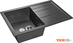 Кухонная мойка GranFest QUADRO GF-Q780L (ГРАФИТ) (134136)