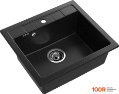 Кухонная мойка GranFest QUADRO 561 (ЧЕРНЫЙ) (134121)