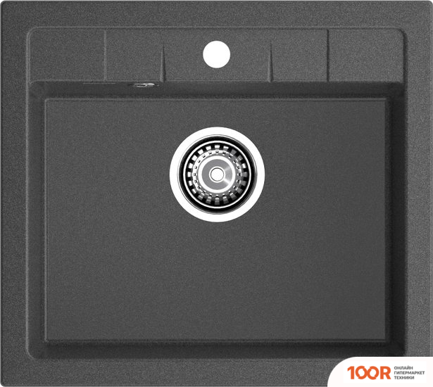 Кухонная мойка GranFest QUADRO 561 (ГРАФИТ) (134118)