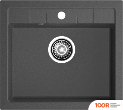 Кухонная мойка GranFest QUADRO 561 (ГРАФИТ) (134118)
