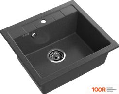 Кухонная мойка GranFest QUADRO 561 (ГРАФИТ) (134118)