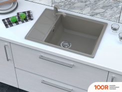 Кухонная мойка GranFest GF-V-680L (ЧЕРНЫЙ) (134089)