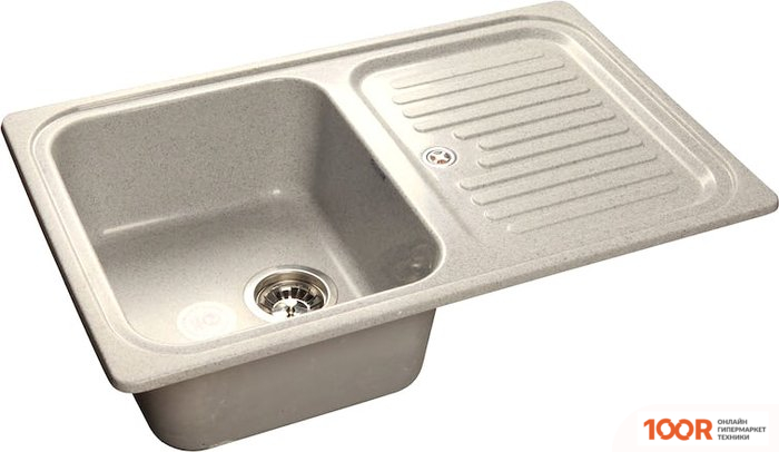 Кухонная мойка GranFest GF-S780L (СЕРЫЙ) (134020)