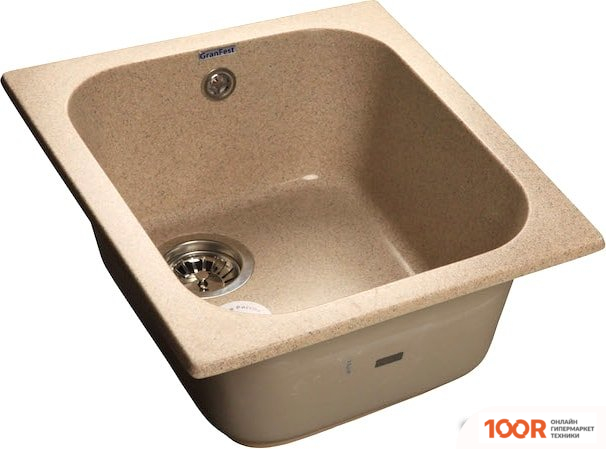 Кухонная мойка GranFest GF-S430 (ПЕСОЧНЫЙ) (133971)