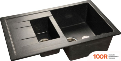 Кухонная мойка GranFest GF-Q775KL (ЧЕРНЫЙ) (133922)