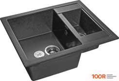 Кухонная мойка GranFest GF-Q610K (ГРАФИТ) (133888)