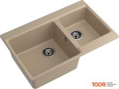 Кухонная мойка GranFest GF-LV-780K (ПЕСОЧНЫЙ) (133816)