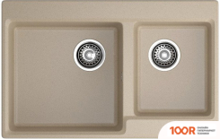 Кухонная мойка GranFest GF-LV-780K (ПЕСОЧНЫЙ) (133816)