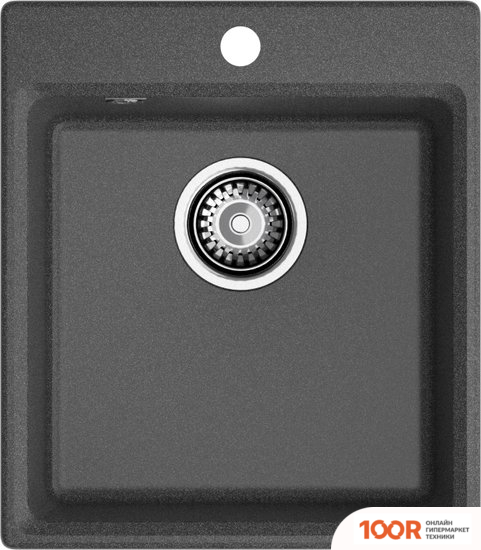 Кухонная мойка GranFest GF-LV-420 (ГРАФИТ) (133761)