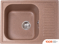 Кухонная мойка GranAlliance G-23 (ТЕРРАКОТ, БЕЗ СИФОНА) (133494)