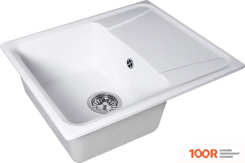 Кухонная мойка GranAlliance G-22 (МОЛОКО, БЕЗ СИФОНА) (133460)