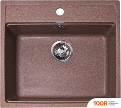 Кухонная мойка GranAlliance G-21 (ТЕРРАКОТ, БЕЗ СИФОНА) (133436)