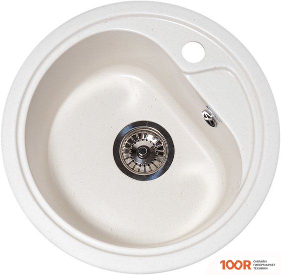 Кухонная мойка GranAlliance G-13 (БЕЛЫЙ) (133386)