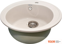 Кухонная мойка GranAlliance G-10 (БЕЛЫЙ) (133320)