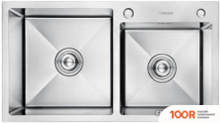 Кухонная мойка Gerhans K37843-S (НЕРЖАВЕЮЩАЯ СТАЛЬ) (133090)