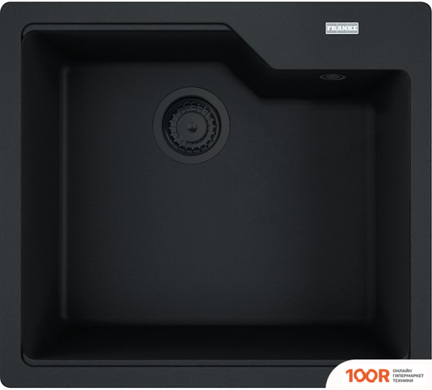 Кухонная мойка Franke URBAN UBG 610-50 114.0697.754 (МАТОВЫЙ ЧЕРНЫЙ) (132845)