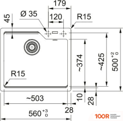 Кухонная мойка Franke URBAN UBG 610-50 114.0687.260 (КОФЕ) (132843)