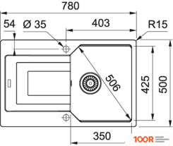 Кухонная мойка Franke UBG 611-78 (БЕЛЫЙ) (132803)