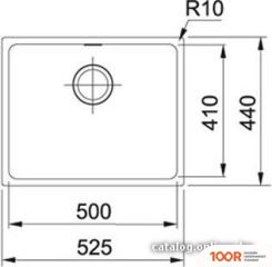 Кухонная мойка Franke SIRIUS SID 110-50 125.0331.033 (БЕЛЫЙ) (132765)