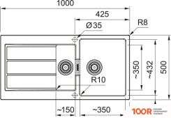 Кухонная мойка Franke SIRIUS 2.0 S2D 651-100 143.0671.693 (БЕЖЕВЫЙ) (132752)