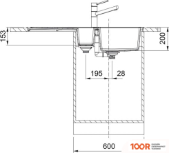 Кухонная мойка Franke SIRIUS 2.0 S2D 651-100 143.0671.693 (БЕЖЕВЫЙ) (132752)