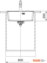 Кухонная мойка Franke MARIS MRG 610-52 114.0661.767 (БЕЖЕВЫЙ) (132528)