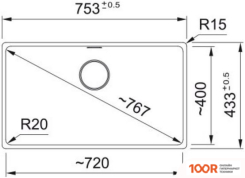 Кухонная мойка Franke MARIS MRG 210/110-72 135.0665.726 (ОНИКС) (132506)