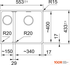 Кухонная мойка Franke MARIS MRG 160-34-15 125.0687.269 (ОНИКС) (132498)