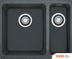 Кухонная мойка Franke KUBUS KBG 160 125.0023.789 (ГРАФИТ) (132431)