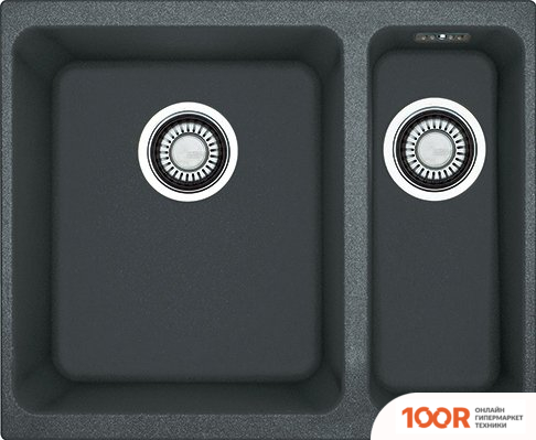 Кухонная мойка Franke KUBUS KBG 160 125.0023.789 (ГРАФИТ) (132431)