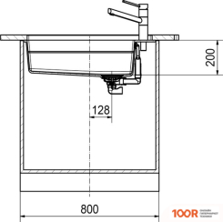 Кухонная мойка Franke KUBUS 2 KNG 110-62 125.0512.516 (МИНДАЛЬ) (132428)
