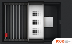 Кухонная мойка Franke KANON KNG 110-62 125.0633.003 (МАТОВЫЙ ЧЕРНЫЙ) (132384)