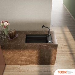 Кухонная мойка Franke KANON KNG 110-62 125.0633.003 (МАТОВЫЙ ЧЕРНЫЙ) (132384)