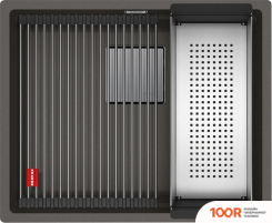 Кухонная мойка Franke KANON KNG 110-52 125.0716.371 (СЕРЫЙ СЛАНЕЦ) (132382)