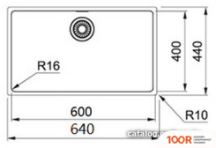 Кухонная мойка Franke FEX 110-60 (132350)
