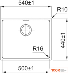 Кухонная мойка Franke FEX 110-50 (132349)